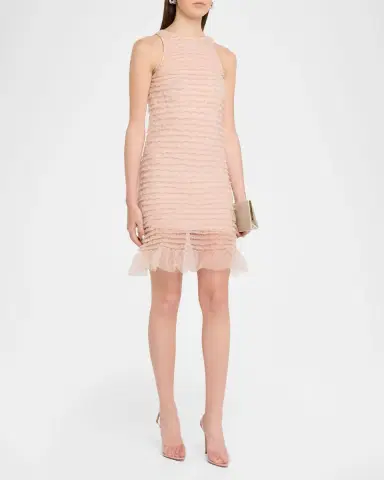 Givenchy Ruffle Tulle Sleeveless Mini Dress | Thumbnail 4 Givenchy Ruffle Tulle Sleeveless Mini Dress | Thumbnail 4