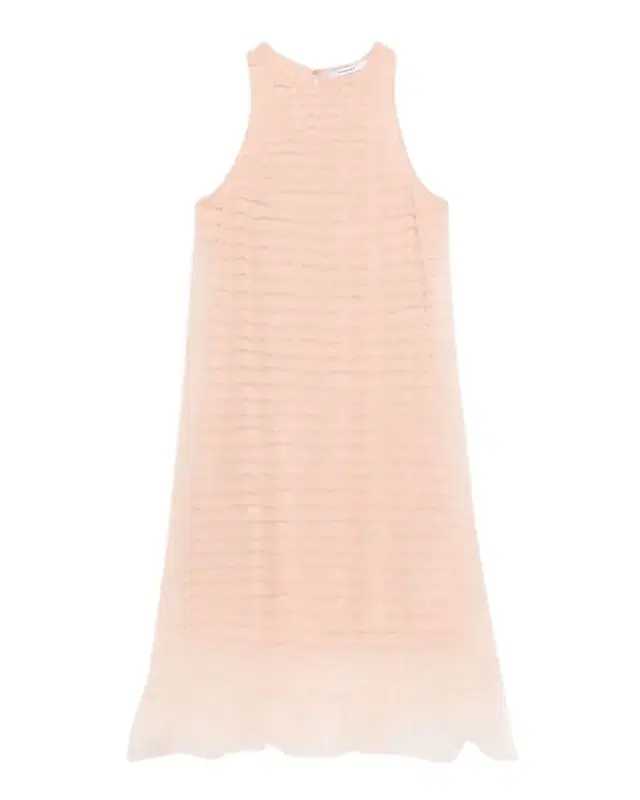 Givenchy Ruffle Tulle Sleeveless Mini Dress