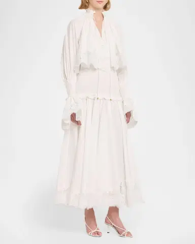 Zimmermann Alchemy Poplin Maxi Dress | Thumbnail 3 Zimmermann Alchemy Poplin Maxi Dress | Thumbnail 3