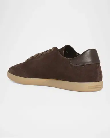 Zegna Men's 232 Suede Low-Top Sneakers | Thumbnail 2 Zegna Men's 232 Suede Low-Top Sneakers | Thumbnail 2