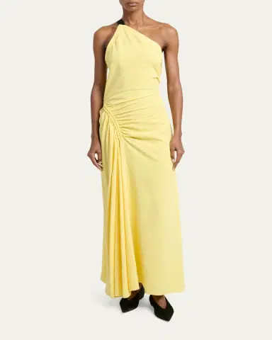 Proenza Schouler Sirena Ruched One-Shoulder Dress | Thumbnail 2