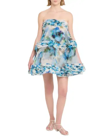 Zimmermann Alchemy Ruffle Mini Dress | Thumbnail 1 Zimmermann Alchemy Ruffle Mini Dress | Thumbnail 1