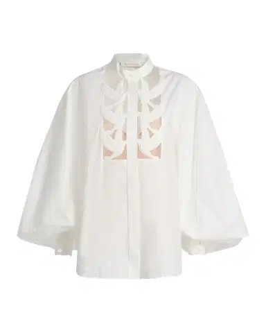 Zimmermann Luna Appliqué Blouse | Thumbnail 1