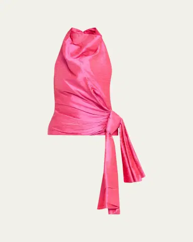 Christopher John Rogers Silk Sarong Top | Thumbnail 5
