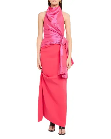 Christopher John Rogers Silk Sarong Top | Thumbnail 1