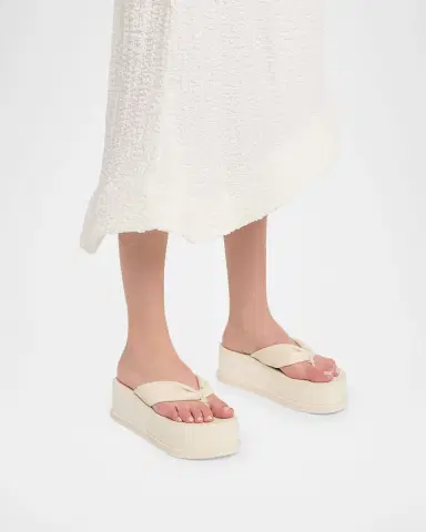 Cult Gaia CG Leather Platform Thong Sandals | Thumbnail 2 Cult Gaia CG Leather Platform Thong Sandals | Thumbnail 2