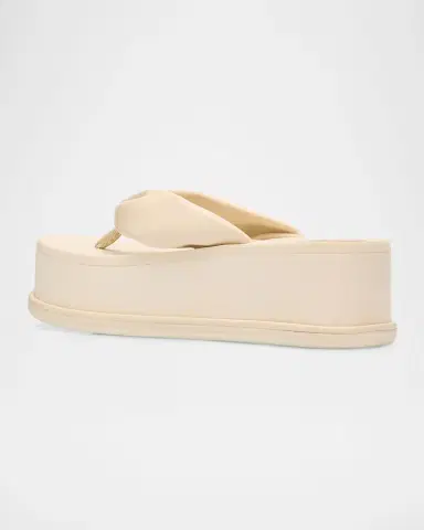 Cult Gaia CG Leather Platform Thong Sandals | Thumbnail 4 Cult Gaia CG Leather Platform Thong Sandals | Thumbnail 4