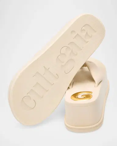 Cult Gaia CG Leather Platform Thong Sandals | Thumbnail 5 Cult Gaia CG Leather Platform Thong Sandals | Thumbnail 5