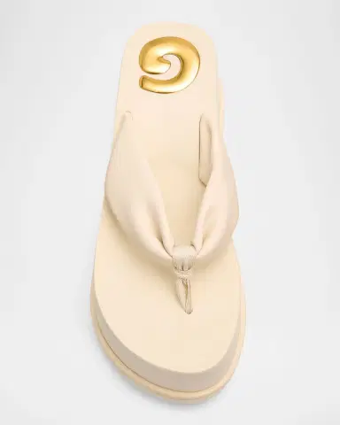 Cult Gaia CG Leather Platform Thong Sandals | Thumbnail 6 Cult Gaia CG Leather Platform Thong Sandals | Thumbnail 6