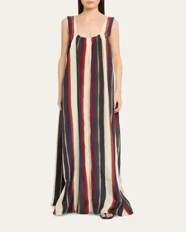 Christopher John Rogers Morris Stripe Sleeveless Maxi Dress | Thumbnail 6 Christopher John Rogers Morris Stripe Sleeveless Maxi Dress | Thumbnail 6