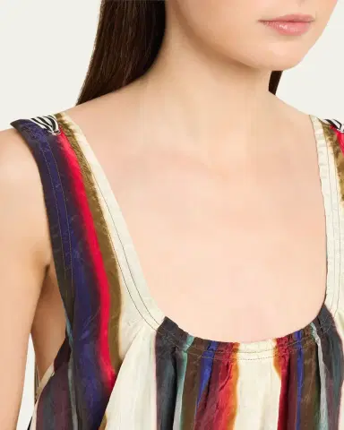 Christopher John Rogers Morris Stripe Sleeveless Maxi Dress | Thumbnail 9 Christopher John Rogers Morris Stripe Sleeveless Maxi Dress | Thumbnail 9