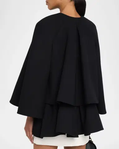 Dice Kayek Layered Cape Jacket | Thumbnail 3 Dice Kayek Layered Cape Jacket | Thumbnail 3