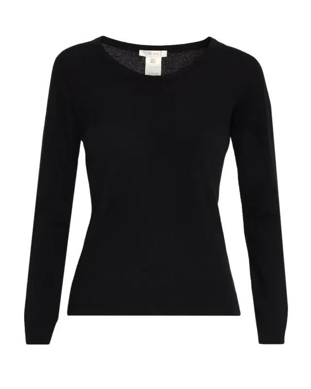 Nezana Cashmere Long-Sleeve Top