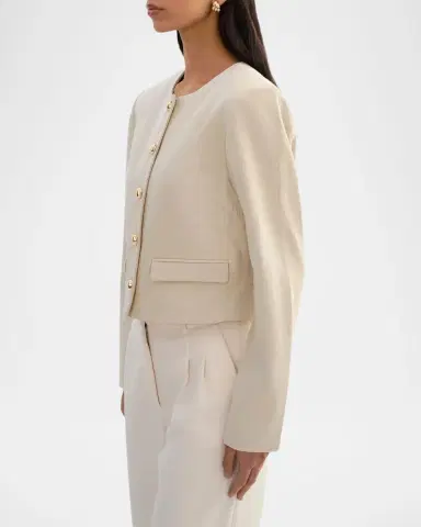 LaMarque Francina Tailored Cotton-Linen Jacket | Thumbnail 5