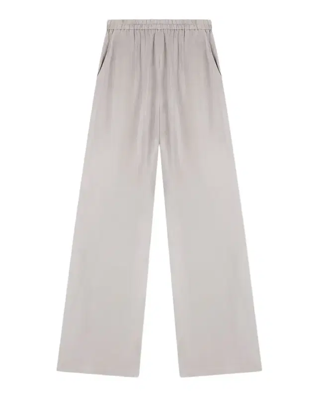 Shiny Wide-Leg Trousers