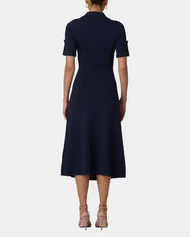 Shoshanna Saylor Button-Embellished Knit Midi Dress | Thumbnail 2 Shoshanna Saylor Button-Embellished Knit Midi Dress | Thumbnail 2