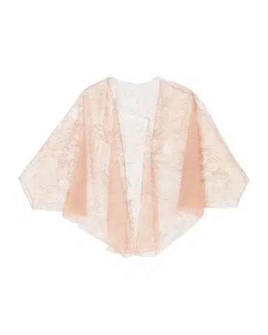 Emporio Armani Leaf-Embroidered Tulle Cape | Thumbnail 1 Emporio Armani Leaf-Embroidered Tulle Cape | Thumbnail 1