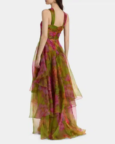 Theia Rosalinda Twisted Halter Gown | Thumbnail 2