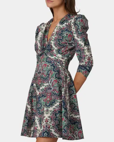 Shoshanna Natalya Floral-Print Mini Dress | Thumbnail 3