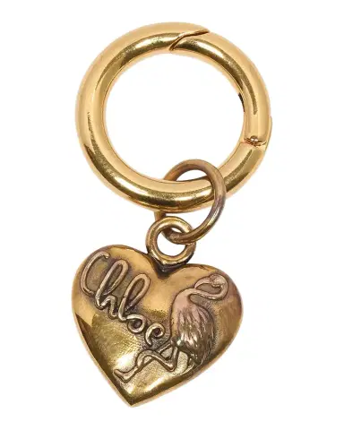 Chloé Flamingo Heart Bag Charm | Thumbnail 1