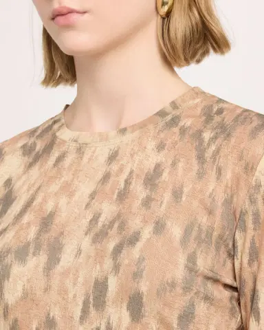 Ganni Printed Marl Mesh Top | Thumbnail 5 Ganni Printed Marl Mesh Top | Thumbnail 5