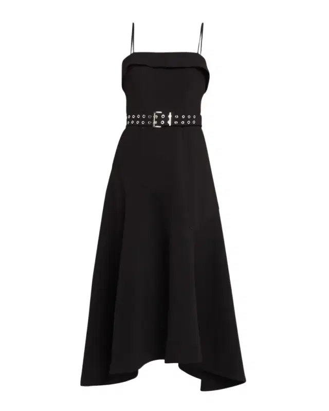 Future Twill Suiting Midi Dress