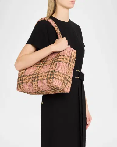 Burberry Extra Large Margate Raffia Check Tote Bag | Thumbnail 2 Burberry Extra Large Margate Raffia Check Tote Bag | Thumbnail 2