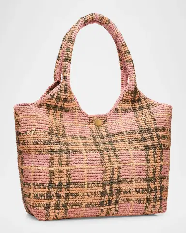Burberry Extra Large Margate Raffia Check Tote Bag | Thumbnail 3 Burberry Extra Large Margate Raffia Check Tote Bag | Thumbnail 3