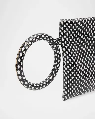 Tom Ford Aura Snake-Effect Leather Clutch | Thumbnail 3