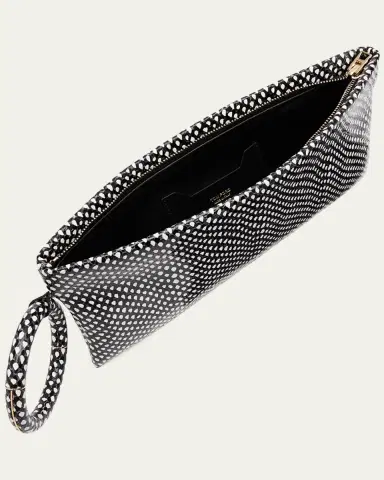 Tom Ford Aura Snake-Effect Leather Clutch | Thumbnail 8