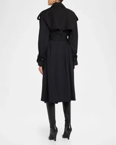 Mackage Zonomi Double-Breasted Twill Trench Coat | Thumbnail 3 Mackage Zonomi Double-Breasted Twill Trench Coat | Thumbnail 3