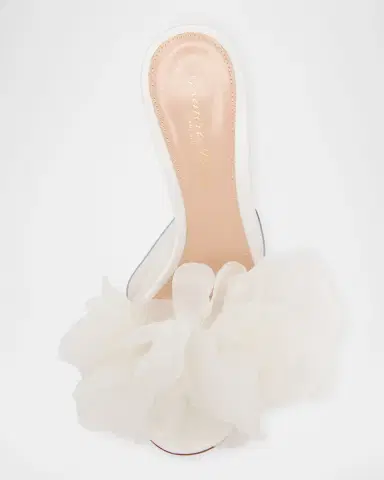 Gianvito Rossi 95MM Appliqué Mule Sandals | Thumbnail 3