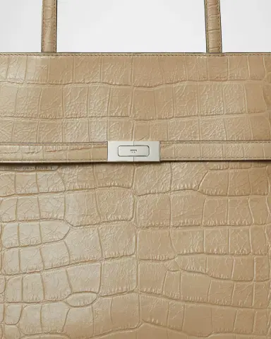 Tory Burch Lee Radziwill Croc-Embossed Leather Tote Bag | Thumbnail 5 Tory Burch Lee Radziwill Croc-Embossed Leather Tote Bag | Thumbnail 5