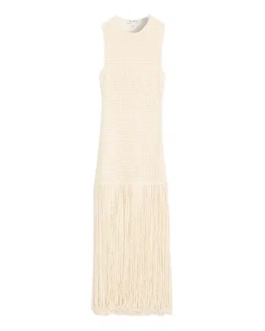 Alaïa Fringed Open-Knit Maxi Dress | Thumbnail 1 Alaïa Fringed Open-Knit Maxi Dress | Thumbnail 1