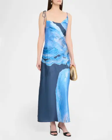 Significant Other Alis Satin Maxi Dress | Thumbnail 2 Significant Other Alis Satin Maxi Dress | Thumbnail 2
