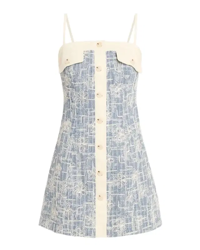 Luise Floral Embroidered Mini Dress