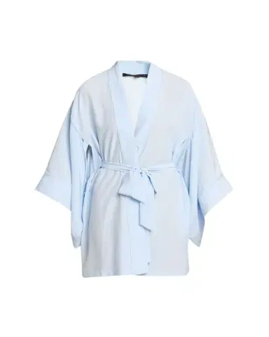 Kiki de Montparnasse Cutout-Sleeve Silk Charmeuse Kimono Robe | Thumbnail 1