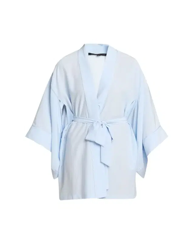 Kiki De Montparnasse Cutout-Sleeve Silk Charmeuse Kimono Robe