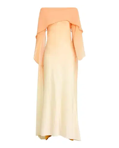 Significant Other Devlyn Long-Sleeve Satin Gown | Thumbnail 1
