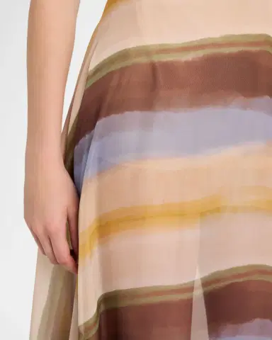 JBQ Keira Watercolor Stripe Maxi Skirt | Thumbnail 5