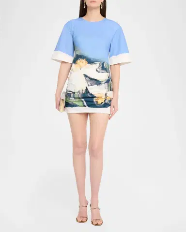 Significant Other Beaux Printed Short-Sleeve Mini Dress | Thumbnail 2 Significant Other Beaux Printed Short-Sleeve Mini Dress | Thumbnail 2
