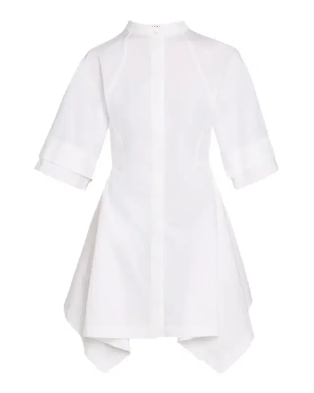 ALAIA Panelled Handkerchief Mini Shirtdress