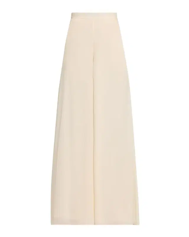 High-Rise Georgette Wide-Leg Pants
