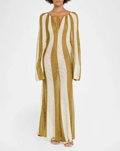 Zimmermann Mahon Splice Crochet Maxi Dress Coverup | Thumbnail 2 Zimmermann Mahon Splice Crochet Maxi Dress Coverup | Thumbnail 2