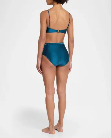 Zimmermann Indra Studded Flower Two-Piece Swimsuit | Thumbnail 3