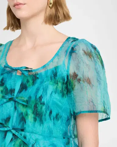Ganni Sun-Cut Peplum Top | Thumbnail 5 Ganni Sun-Cut Peplum Top | Thumbnail 5