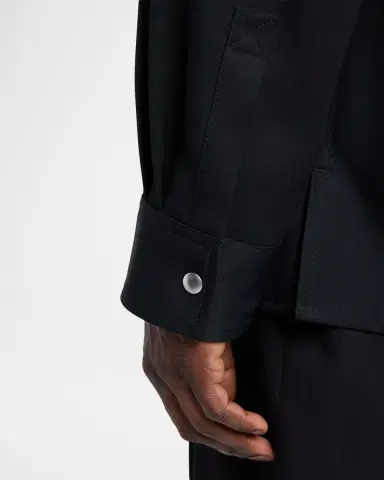 Bottega Veneta Men's Oversized Wool Flap-Pocket Shirt Jacket | Thumbnail 5 Bottega Veneta Men's Oversized Wool Flap-Pocket Shirt Jacket | Thumbnail 5