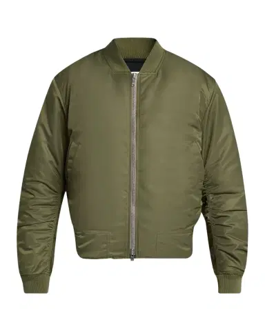 Bottega Veneta Men's Intrecciato-Patch Nylon Bomber Jacket | Thumbnail 1 Bottega Veneta Men's Intrecciato-Patch Nylon Bomber Jacket | Thumbnail 1