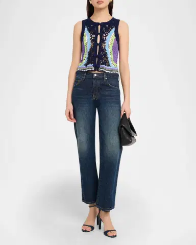 Ramy Brook Adriana Crocheted Sleeveless Sweater | Thumbnail 2 Ramy Brook Adriana Crocheted Sleeveless Sweater | Thumbnail 2