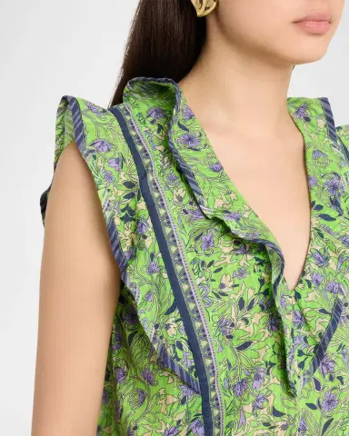 Ramy Brook Samson Printed Cotton Top | Thumbnail 5 Ramy Brook Samson Printed Cotton Top | Thumbnail 5